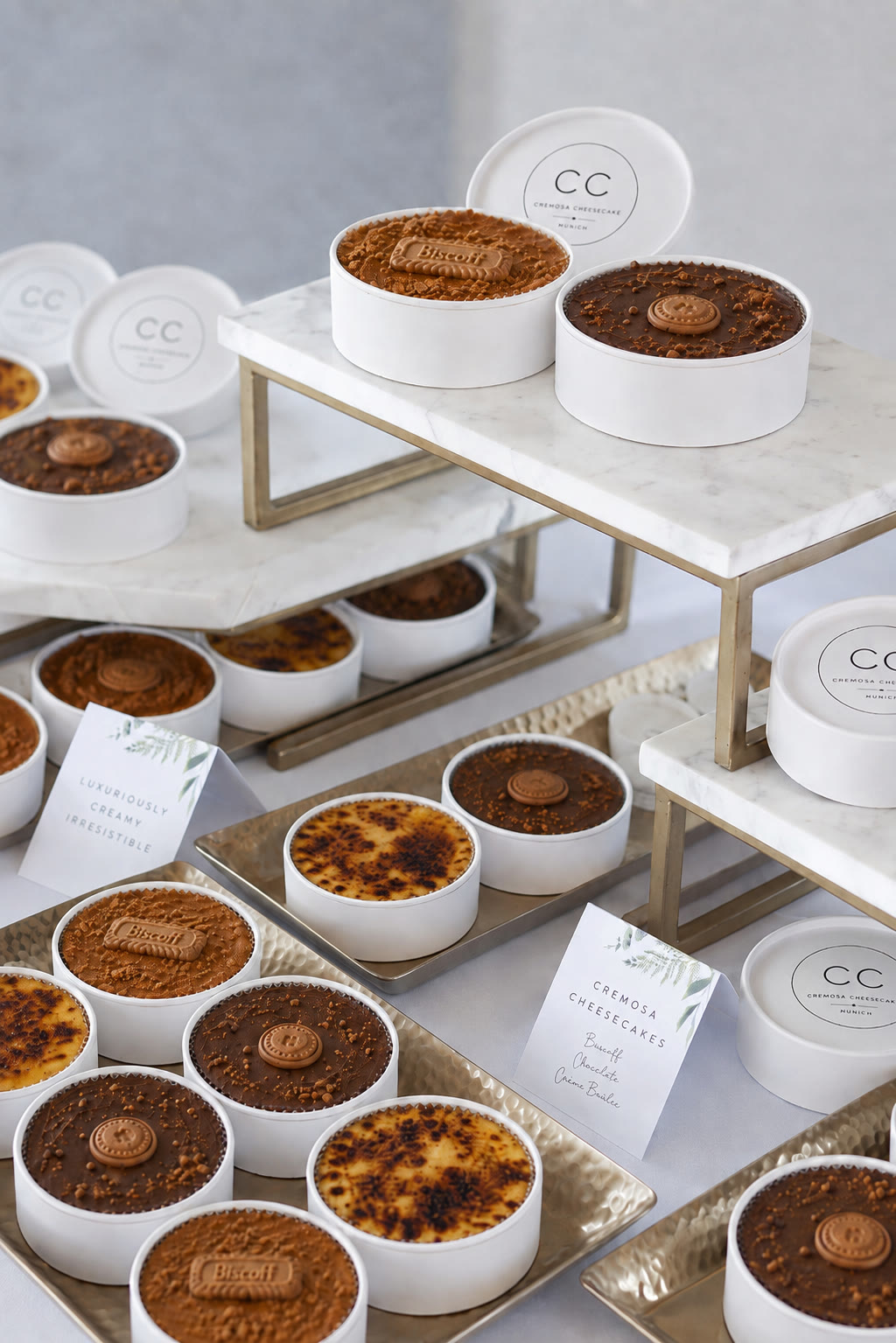 Cremosa Cheesecakes in den Sorten Clásica, Lotus und Nutella